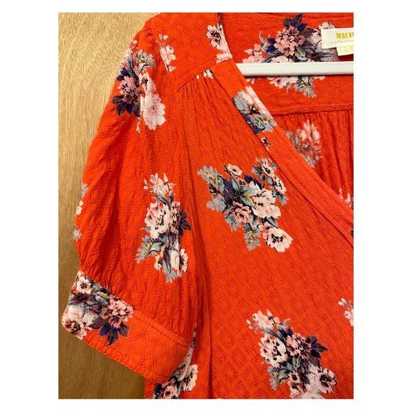 Anthropologie Maeve Button-Down Floral Top - Picture 5 of 13